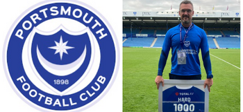 Hard appointed Head of Medical at Portsmouth and completes 1000th game