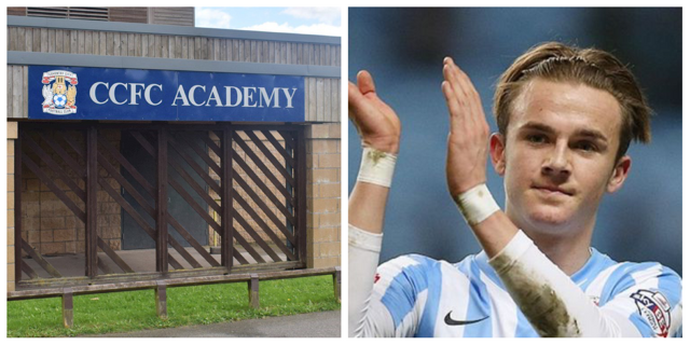 James Maddison is the star graduate of the Coventry City Academy