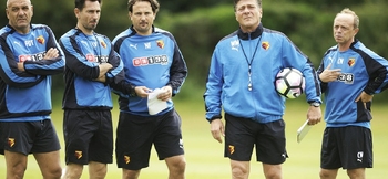 Watford looking for entirely new backroom team