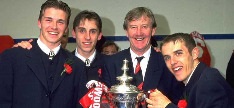 Harrison was fundamental to the development of David Beckham and the Neville brothers