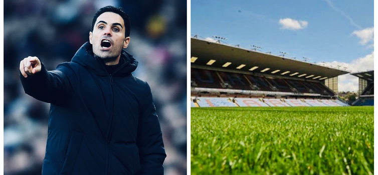 Mikel Arteta blamed long grass for his side's 0-0 draw against Burnley 