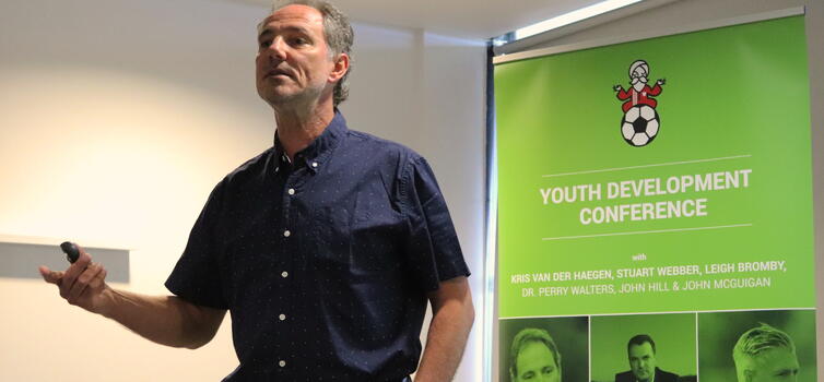 Van Der Haegen was the headline speaker at the Youth Development Conference