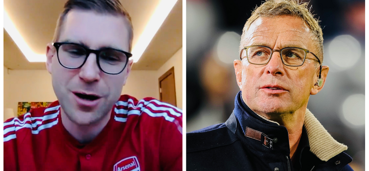 Mertesacker was handed his debut by Rangnick and the duo have stayed in touch ever since
