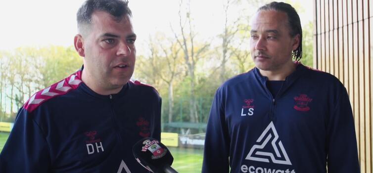Dave Horseman (left) and Lee Skyrme (right) have led Southampton's B Team this season