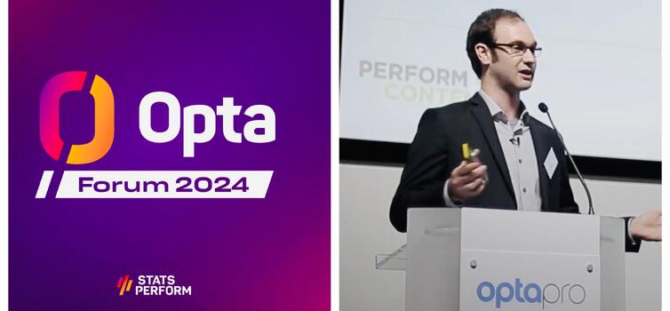 Will Spearman, now Liverpool's Head of Research, presenting a the 2017 Opta Forum
