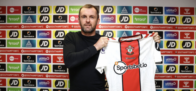 Jones was today appointed Southampton manager on a three-and-a-half-year contract
