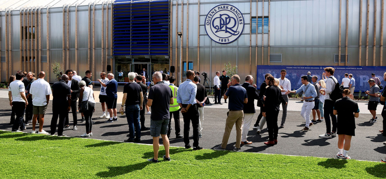 Former players. bondholders and Board members were present for the opening of QPR's new training ground