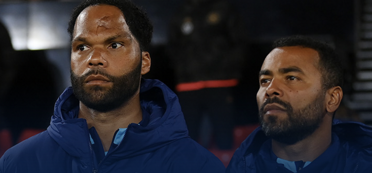 Joleon Lescott and Ashley Cole: Assisted Lee Carsley with the England Under-21s