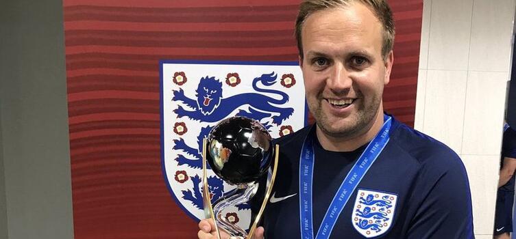 Danks was part of the England U20 staff when they won the World Cup in 2017