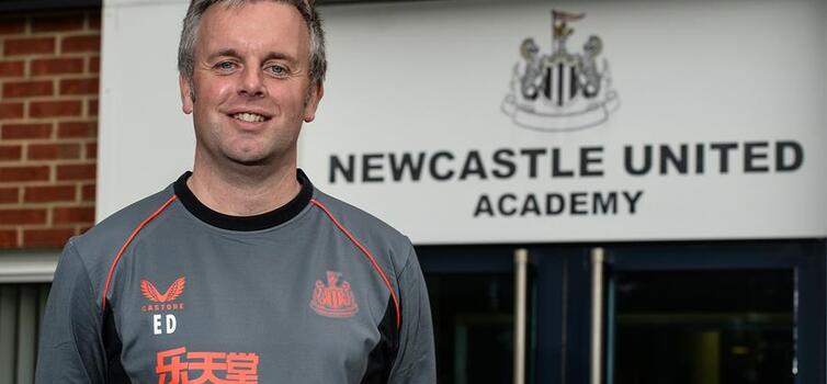 Elliott Dickman spent 26 years with Sunderland before joining Newcastle in October 2021