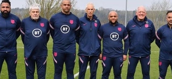 Four South Asian coaches on England C camp