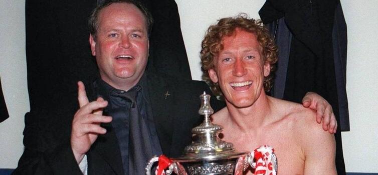 Ray Parlour (right) was one of many players brought to the club by Steve Rowley (left)