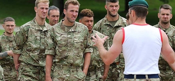 Southgate takes England on Royal Marines boot camp