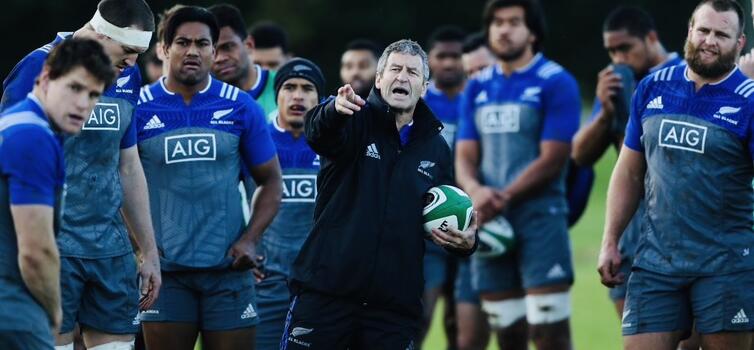 Smith has won two World Cups as assistant with the New Zealand All Blacks