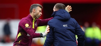 Frank: Brentford goalkeeper coach injured by Forest groundsman
