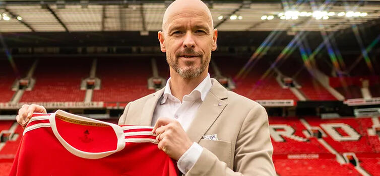 Ten Hag was manager of Ajax for five years before taking charge of Manchester United at the start of 2022/23