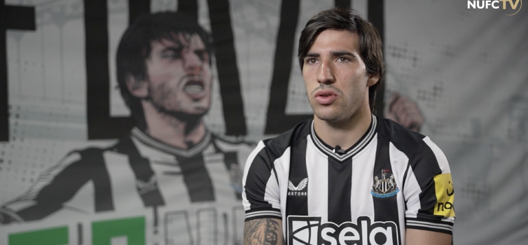 Sandro Tonali: Joined Newcastle from AC Milan for £55m in July 2023