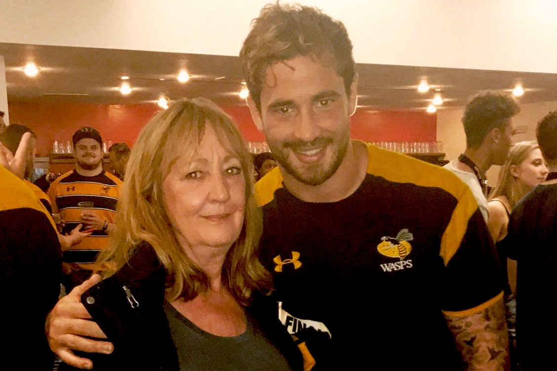 Cipriani with his mum, Anne