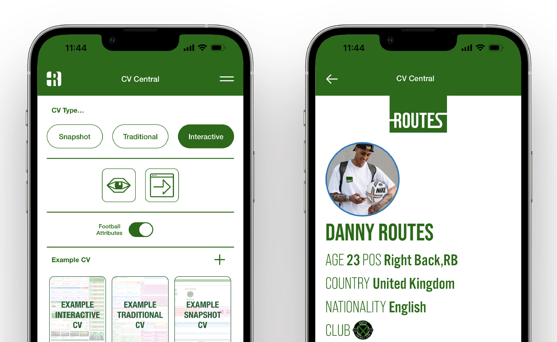 Club Routes on Mobile 