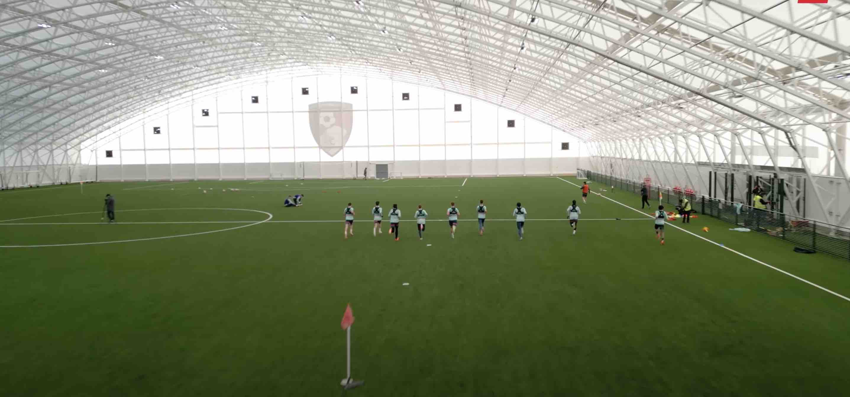 The new indoor dome is already in use by the club's Academy
