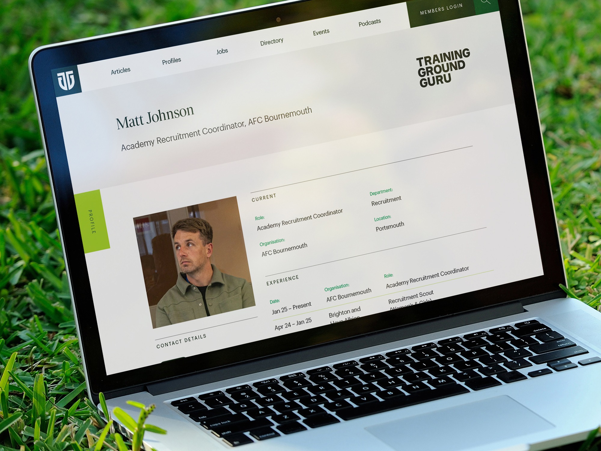 Build your profile, get scouted