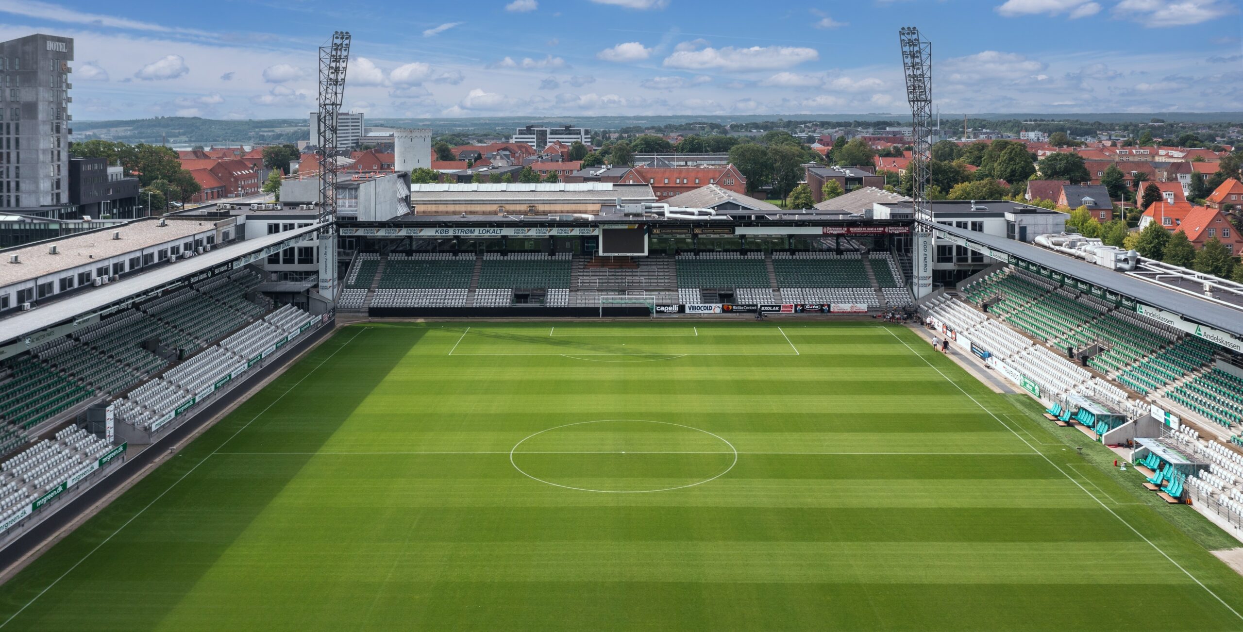 Aerial view of Viborg's ground