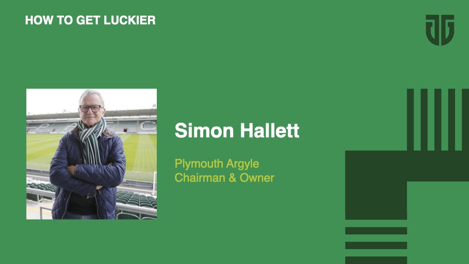 Simon Hallett: How to get luckier