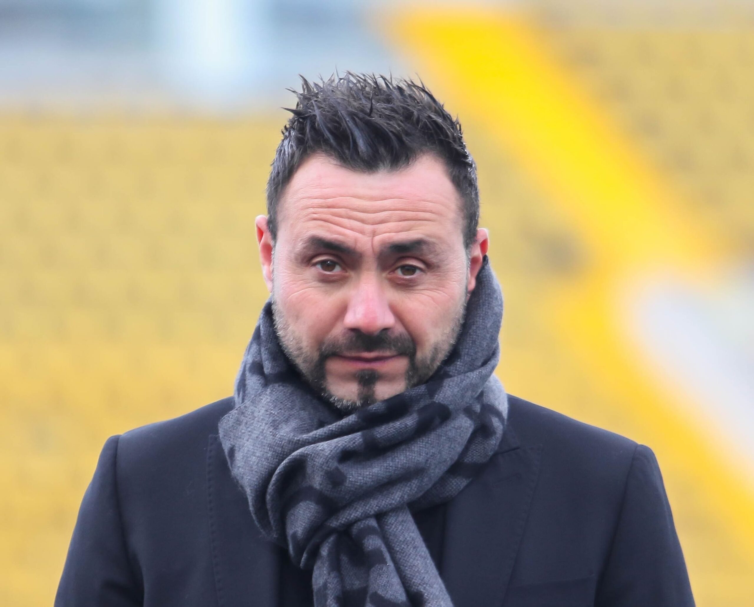 De Zerbi arrives at Tottenham with slimmed-down staff