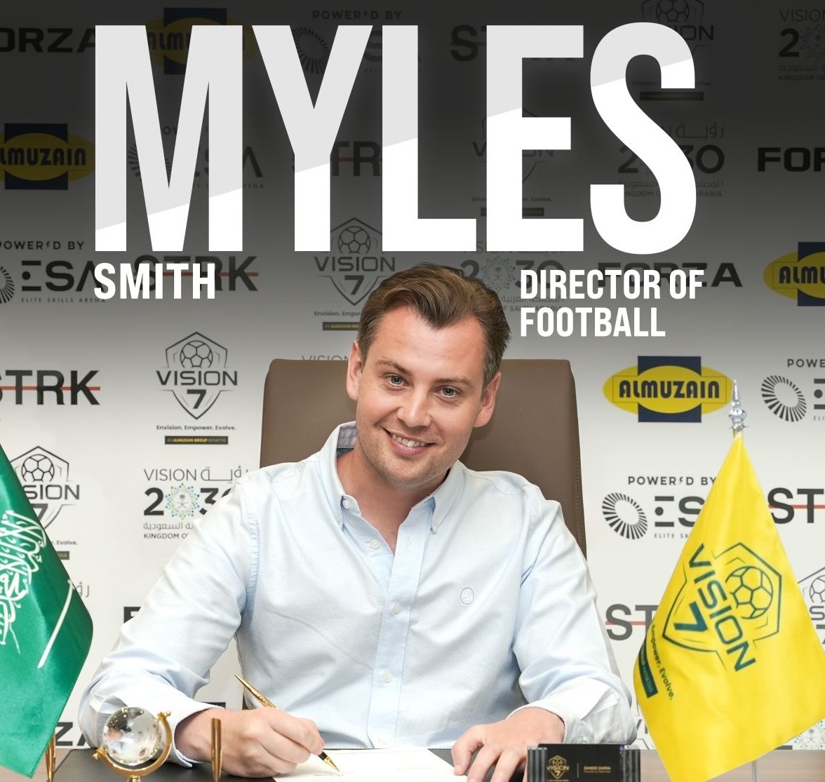 Smith named Director of Football at Saudi start-up Vision7